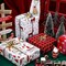 Paper Roll - Rustic Holiday Woodland Scenes - Snowflake, Plaid, Reindeer - 4 Rolls - 30 Inch X 120 Inch Per Roll